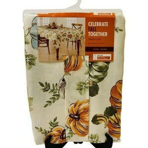 Celebrate Fall Together Pumpkin Toss Tablecloth - Oblong 60" x 102" Kohl's